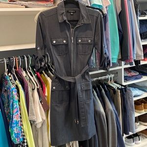 Sharagano Denim Shirtdress size 4